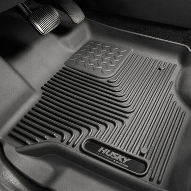 Husky Liners 15-23 Ford F-150 Super/Super Crew Cab WeatherBeater Black Front Floor Liners