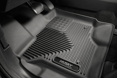 Husky Liners 15-23 Ford F-150 Super/Super Crew Cab WeatherBeater Black Front Floor Liners