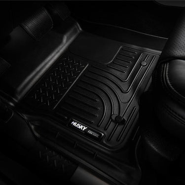 Husky Liners 15-23 Ford F-150 Super/Super Crew Cab WeatherBeater Black Front Floor Liners