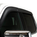 Husky Liners 15-25 Ford F-150 CC & 17-25 F-250/350/450 SD CC Ventvisor Low Pro (4pc) - Matte Blk