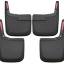 Husky Liners 2015-2017 Ford F-150 w/o Fender Flares Front and Rear Mud Guards - Black