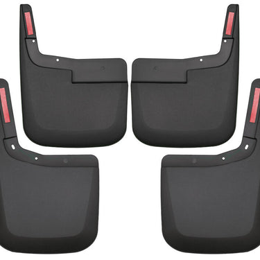 Husky Liners 2015-2017 Ford F-150 w/o Fender Flares Front and Rear Mud Guards - Black