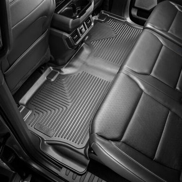 Husky Liners 21-23 Ford F-150 CC SC X-Act Contour Front & Second Row Seat Floor Liners - Black