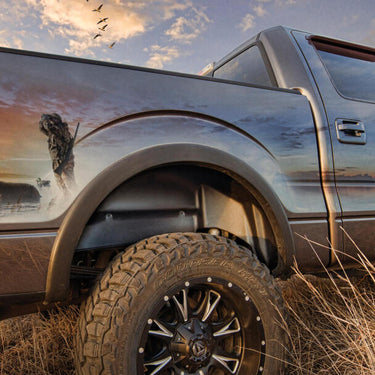 Husky Liners 21-23 Ford F-150 Raptor Black Rear Wheel Well Guards
