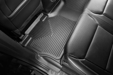 Husky Liners 21-24 Ford F-150 SuperCrew Weatherbeater Black Front & 2nd Seat Floor Liners