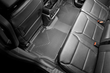 Husky Liners 21-24 Ford F-150 SuperCrew Weatherbeater Black Front & 2nd Seat Floor Liners