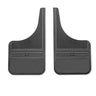 Husky Liners Universal 12in Wide Black Rubber Front Mud Flaps w/o Weight