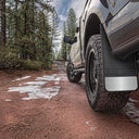 Husky Liners Universal 12in Wide Black Rubber Rear Mud Flaps w/ Weight