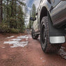 Husky Liners Universal 12in Wide Black Rubber Rear Mud Flaps w/ Weight