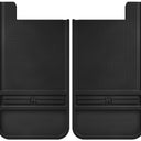 Husky Liners Universal 12in Wide Black Rubber Rear Mud Flaps w/o Weight