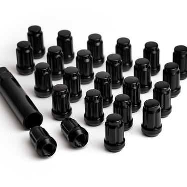 ICON Alloys Lug Nut Kit Black - 14x1.5 - 24 Lug Nuts w/ Key