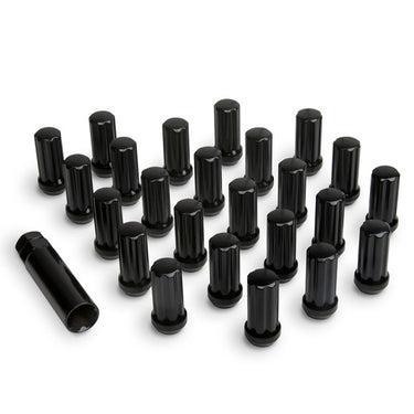 ICON Alloys Lug Nut Kit Black - 14x1.5 - 24 Lug Nuts w/ Key