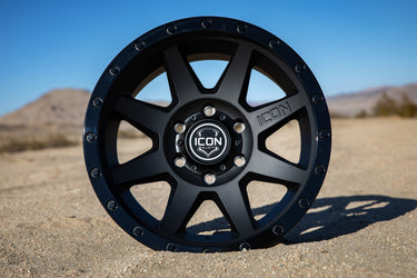 ICON Rebound 18x9 6x135 6mm Offset 5.25in BS 87.1mm Bore Double Black Wheel