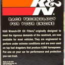 K&N Oil Filter OIL FILTER; AUTOMOTIVE