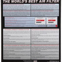 K&N Replacement Panel Air Filter for 2015 Ford Mustang 2.3L L4/3.7L V6/5.0L V8