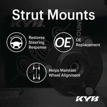 KYB Shocks & Struts Strut Mount Front 11-14 Ford Edge / 11-14 Mustang / 11-14 Lincoln MKX