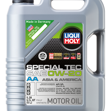 LIQUI MOLY 5L Special Tec AA Motor Oil SAE 0W20