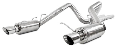 MBRP 11-14 Ford Mustang GT 5.0L Dual Split Rear Race Version T409 3in Cat Back Exhaust System
