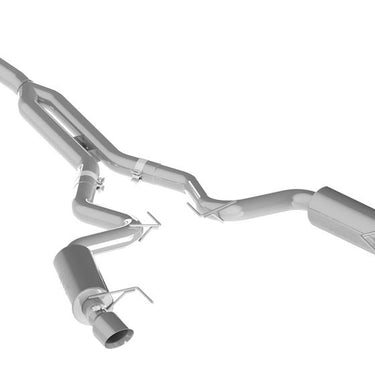 MBRP 15-18 Ford Mustang EcoBoost 2.3L T409 3in Cat Back Dual Split Rear Exit (Street Version)