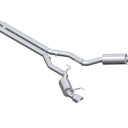 MBRP 15 Ford Mustang GT 5.0 3in Cat Back Dual Split Rear Street Version 4.5in Tips - Aluminized