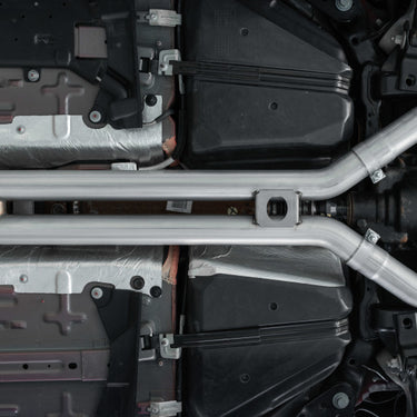 MBRP 18-19 Ford Mustang GT 5.0 3in Dual Split Rear AL Cat Back w/ Quad 4.0in Dual Wall Tips