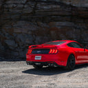 MBRP 18-19 Ford Mustang GT 5.0 3in Dual Split Rear Cat Back w/ Quad 4in Dual Wall Tips- Black Coated