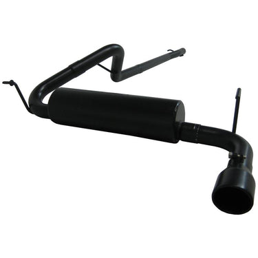 MBRP 18-20 Ford Mustang GT 2.5in Black Coated Non Active Dual Axle Back Exhaust - 4in Dual Wall Tips