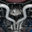 MBRP 18-22 Ford Mustang GT 5L T304 SS 3in Cat-Back Dual Rear w/4in Quad Carbon Fiber Tips (Street)