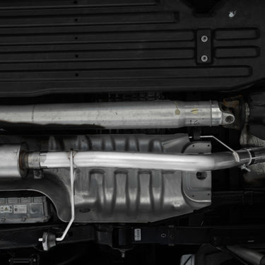 MBRP 2021+ Ford F-150 Powerboost Hybrid 3in Single Side Exit - Aluminized Steel