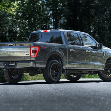 MBRP 2021+ Ford F150 Aluminized Dual Pre-Axle (Street Profile) 2.5in OD Tips 3in Cat Back Exhaust