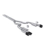 MBRP 2024+ Ford Mustang 5.0L T304 SS 3in Cat-Back Exhaust w/ Quad Carbon Fiber Tips (Valve Delete)