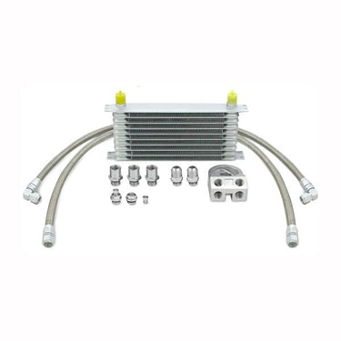 Mishimoto Universal Medium Bar and Plate Dual Pass Black Oil Cooler