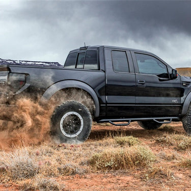 N-Fab Nerf Step 15-17 Ford F-150 SuperCrew - Tex. Black - Cab Length - 3in