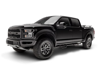 N-Fab Nerf Step 15-17 Ford F-150 SuperCrew - Tex. Black - Cab Length - 3in