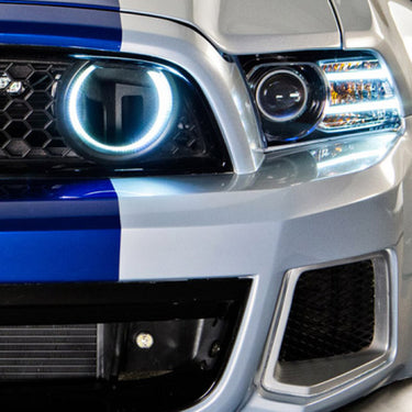 Oracle Ford Mustang 10-13 WP LED Fog Halo Kit (Grille Style) - White