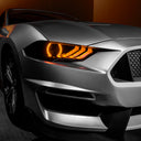 Oracle Lighting 18-23 Ford Mustang Dynamic ColorSHIFT LED Headlights - Black Series