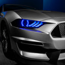 Oracle Lighting 18-23 Ford Mustang Dynamic ColorSHIFT LED Headlights - Black Series