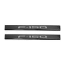 Putco 15-20 Ford F-150 - SuperCrew w/ F-150 Etchinng (4pcs) Black Platinum Door Sills