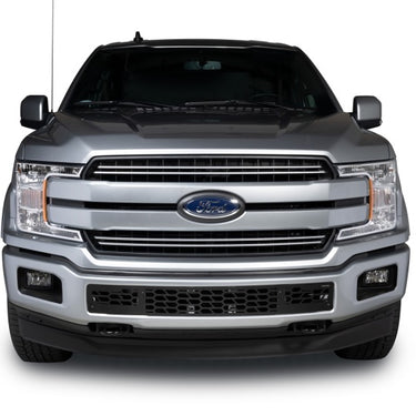 Putco 18-20 Ford F-150 - Hex Shield - Black Powder Coated Bumper Grille Inserts
