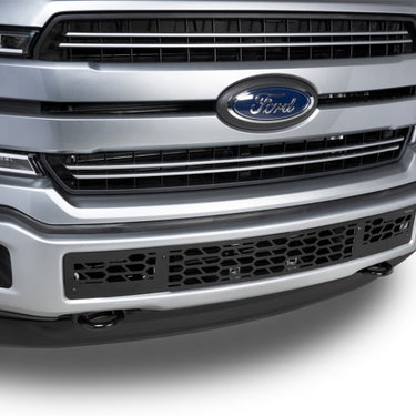 Putco 18-20 Ford F-150 - Hex Shield - Black Powder Coated Bumper Grille Inserts