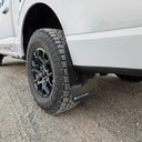 Rally Armor 21-25 Ford F-150 (Excl. Raptor) Black UR Mud Flap w/Metallic Black Logo