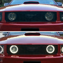 Raxiom 05-09 Ford Mustang GT V6 Axial Series CCFL Halo Projector Headlight- Blk Housing (Smkd Lens)