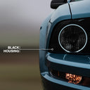 Raxiom 05-09 Ford Mustang GT V6 Axial Series CCFL Halo Projector Headlight- Blk Housing (Smkd Lens)
