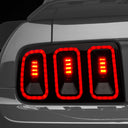Raxiom 05-09 Ford Mustang Gen5 Tail Lights- Black Housing (Smoked Lens)