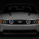 Raxiom 05-12 Ford Mustang GT LED Halo Fog Lights (Smoked)