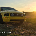 Raxiom 05-12 Ford Mustang GT LED Halo Fog Lights (Smoked)