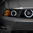 Raxiom 05-12 Ford Mustang GT LED Halo Fog Lights (Smoked)