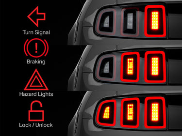 Raxiom 10-22 Ford Mustang Tail Light Sequencer (Plug-and-Play)