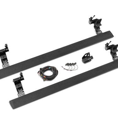 RealTruck 15-24 Ford F-150 CC 4dr VoltStep Electric Running Board Kit - Tex. Blk