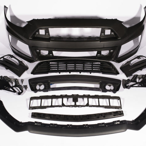 Roush 2015-2017 Ford Mustang Complete Unpainted Front Fascia Kit (w/o Collision Detection & ACC)